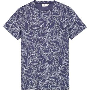 Garcia T-shirt T Shirt Met Print R41203 70 Marine Mannen Maat - 3XL