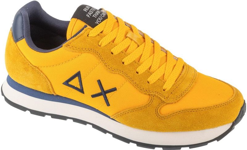 Sun68 - Tom - Sneakers - Geel - EU 40 - Lichtgewicht Sportief Comfort