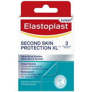 Elastoplast - XL Hydrocolloïde Patches - Ultradun en Flexibel Verband - Waterdichte Pleisters - 3 Pleisters
