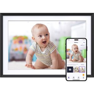 EKASN Digitale Fotolijst 10.1 inch - HD Touchscreen - WiFi - 16GB - Zwart