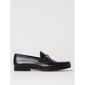 Horsebit Loafers Leather Slipon - Black