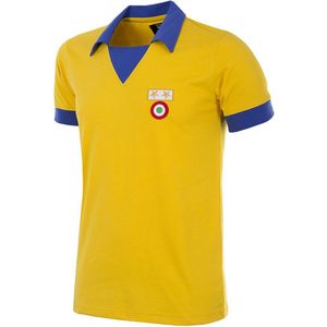 COPA - Juventus FC 1983 - 84 Away Coppa delle Coppe UEFA Retro Voetbal Shirt - XXL - Geel