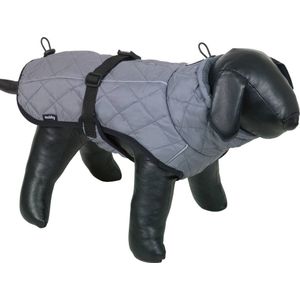Nobby Hondenjas Grijs Yaka - 20 cm - Reflecterend - Windafstotend - Waterafstotend - Winter - Hondenkleding