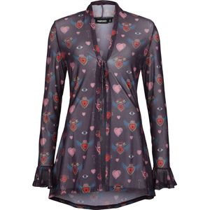 Jawbreaker Alchemy Hearts Oversized Dames Cardigan - meerkleurig - S