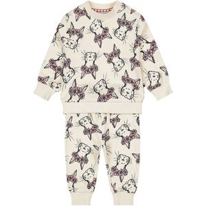 Dirkje meisjes 2-delig setje Off white - 05 Girls amour