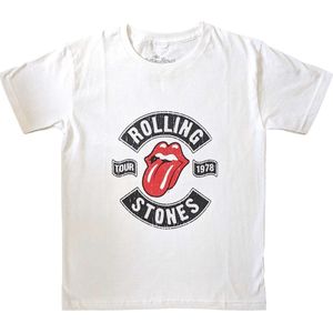 The Rolling Stones - US Tour 1978 Kinder T-shirt - Kids tm 8 jaar - Wit