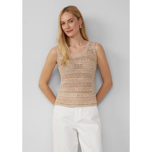 Dieses - Gebreide Spencer - Beige - Katoenmix