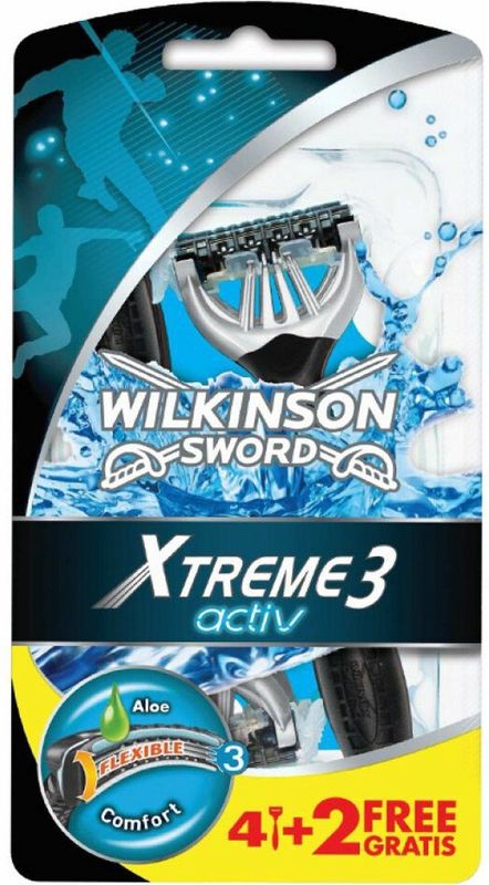 Wilkinson Xtreme III Wegwerp Mesjes Active 4+2gratis