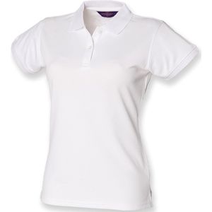 Henbury Ladies Coolplus® Polo Shirt H476 - White - L