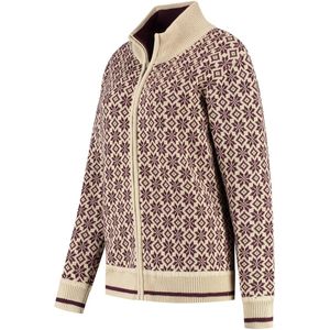 MGO Lou Dames - Outdoorvest - Noors patroon - Zand