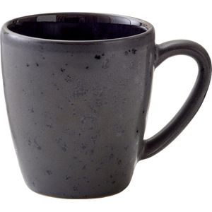 Bitz Koffiekopje Gastro Zwart - steengoed - D 7.4 cm - H 8 cm - 190 ml