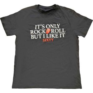 The Rolling Stones - Sixty It's Only R&R But I Like It Heren T-shirt - XL - Zwart