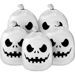 Tuinafvalzakken 5st - Grote Groene Plastic Gazonzakken 30 x 24 inch - Halloween-tassen Bladzakken - Outdoor Yard-afvalzakken .