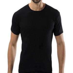 Bonanza Basic T-shirt - O-neck - 100% katoen - Zwart - Maat L