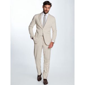 GENTS - Colbert linnenlook - Polyblend - Zand - Maat 46/M