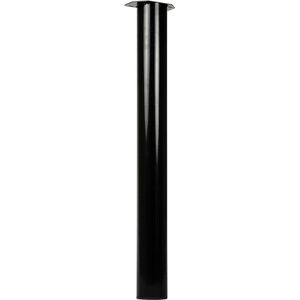 Wovar Tafelpoot Zwart Rond Staal | 72 cm | Per Stuk