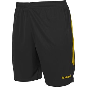 Hummel Boston Short Kinderen - Zwart / Geel | Maat: 128