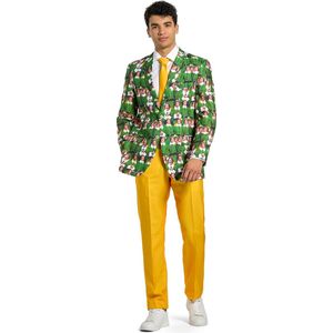 OppoSuits Elf Suit - Heren Pak - Kerstpak - Officieel Elf Kostuum - Kerst - Veelkleurig - EU46