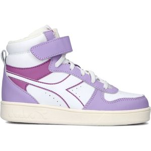 Diadora Magic Basket Mid Ps Hoge sneakers - Leren Sneaker - Meisjes - Paars - Maat 28
