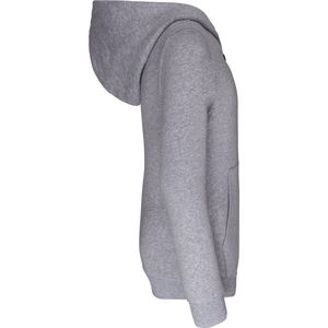 Sweatshirt Kind 6/8 Y (6/8 ans) Kariban Lange mouw Oxford Grey / Navy 76% Katoen, 21% Polyester, 3% Viscose