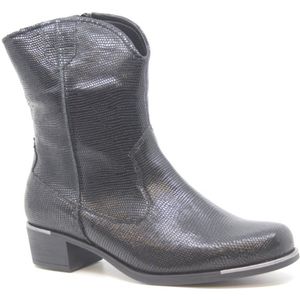 Durea - 9753 - Cowboylaarzen - Zwart - Wijdte K