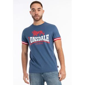 Lonsdale - Kergord - T-shirt - Navy/Red/White - Normale Passform