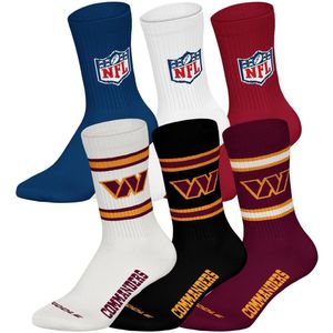 NFL Sokken NFL 6Pack Crew Socks Set van 6