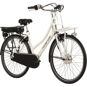 Hollandia Fiets (elektrisch) E-stadsfiets dames Hollandia Carry on 28'' e-bike 3 versnellingen wit -