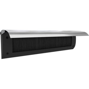 Brievenbusklep aluminium | Binnenbriefplaat aluminium | Brievenbusborstel aluminium met klep | door-line brievenbus luxe