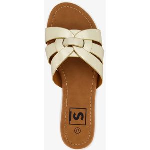 Dames slippers goudkleurig - Maat 36