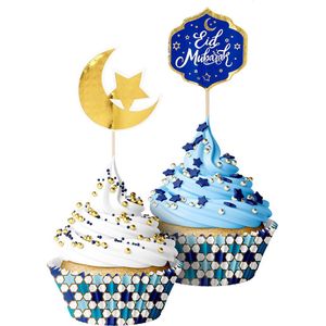 Boland - Cupcake set 'Eid Mubarak' - Geen thema - Ramadan versiering