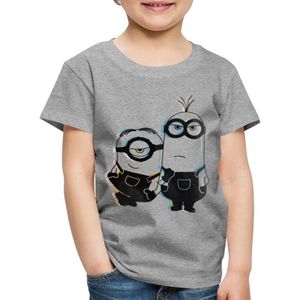 Minions Stuart En Kevin Glitch Premium T Shirt Kinderen