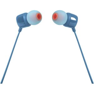 In-ear hoofdtelefoon met knoopvrije platte bandkabel en microfoon - Pure Bass Sound voor ultiem muziekgenot