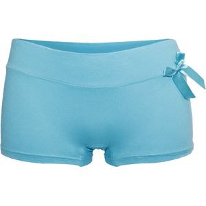 Dames boxershorts Fine Woman 3 pack effen licht blauw M