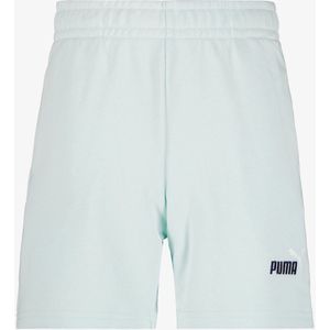 Puma - ESS 2 Color No. 1 Logo - Sweatshort - Lichtblauw - Regular Fit, Elastische Tailleband, Twee Steekzakken