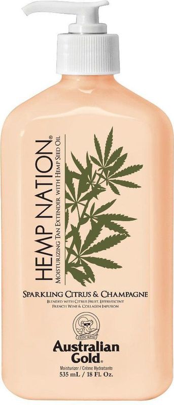 Australian Gold - Hemp Nation - Aftersun - 535 ml - Sparkling Citrus & Champagne