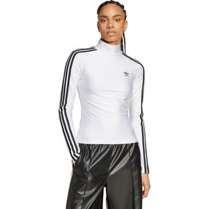 adidas Originals Adicolor 3-Stripes Turtleneck Longsleeve - Dames - Wit- S