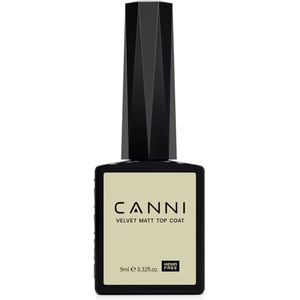 Canni Matte Topcoat UV Gellak - 9 ml - Matte Topcoat - Top Coat Gel - Top Coat Nagellak - Canni Gellak - Gellak Nagellak
