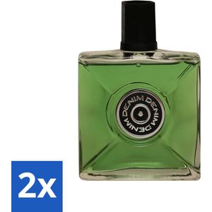 2 x Denim - Aftershave - Musk - for Men - 100 ml - Aftershave - Scheergel - Mannen - Musk Geur - Verzorging