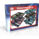 HOT Games Backgammonkoffer 38 cm - Geschikt voor alle leeftijden - Speel met 2 spelers