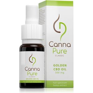 canna pure classic golden cbd oil 500mg 5%