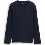 TOM TAILOR - Shirt - Nachtblauw - Lange Mouwen