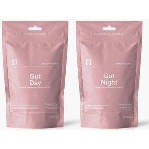 Insentials - Gut Repair Day & Night Pack - Herstel darmflora - Tegen opgeblazen gevoel - Met lichaamseigen darmbacteriën - Enzymes - Prebiotica - Probiotica