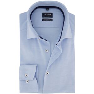 OLYMP - Luxor 24/Seven - Overhemd - Blauw - Lange Mouwen - MODERN FIT