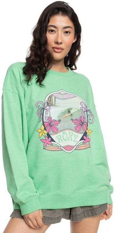 Roxy Take Yourplacea Sweatshirt Groen L Vrouw