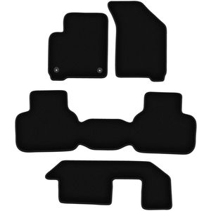 BASIC zwarte velours matten voor: Dodge Journey JC49 7-zits (2007-2016)
