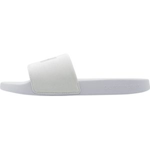 Calvin Klein Slide Tpu Patch Dames Slippers - Wit - Maat 36