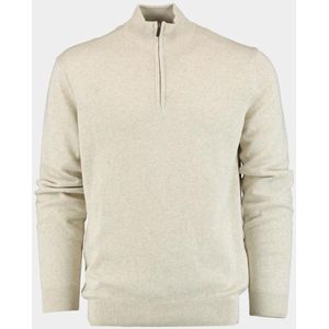 Bos Half Zip Beige Half Zip 100% katoen 528400CCT-13/815