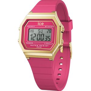 Ice Watch ICE digit retro - Raspberry sorbet 022050 Horloge - Siliconen - Roze - Ø 33 mm