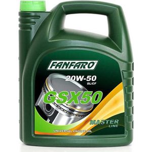 FANFARO - Master Line - Motorolie - 20W-50 - Mineraal - 5 Liter - Jerrycan